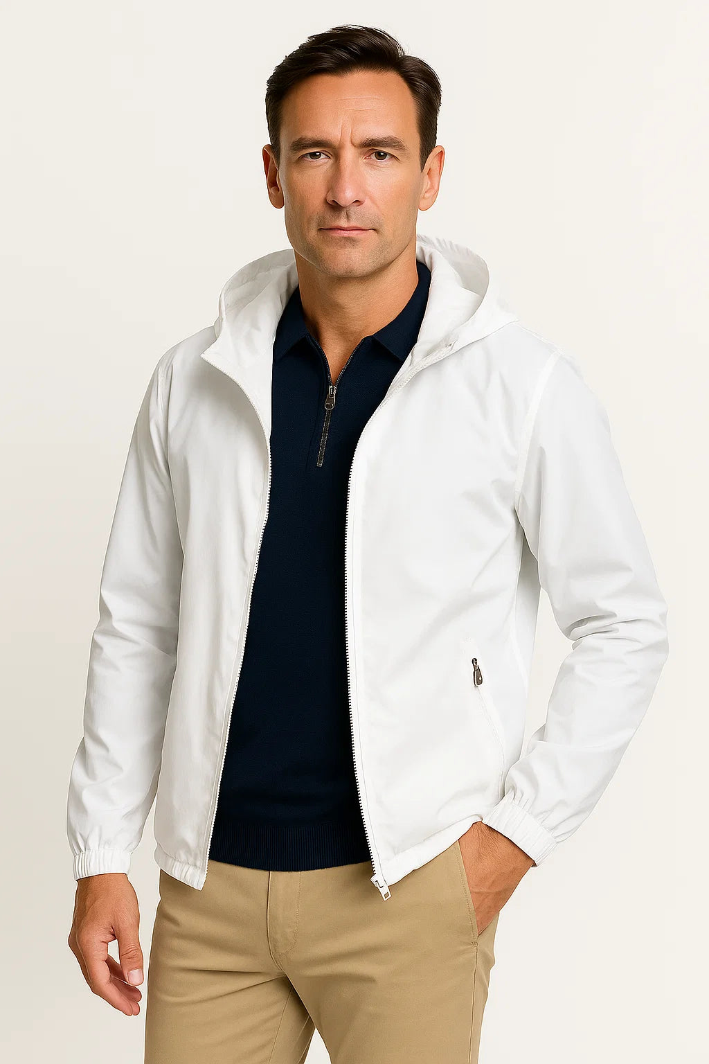 Mens Lightweight Waterproof Jacket Breathable Versatile Design 4