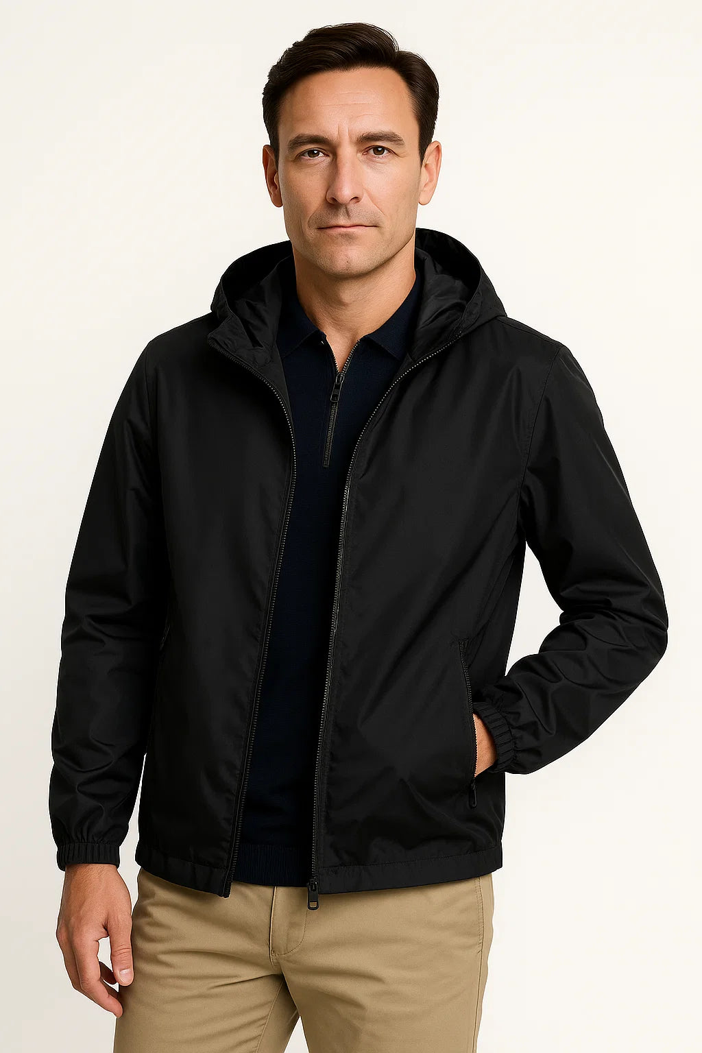 Mens Lightweight Waterproof Jacket Breathable Versatile Design 5