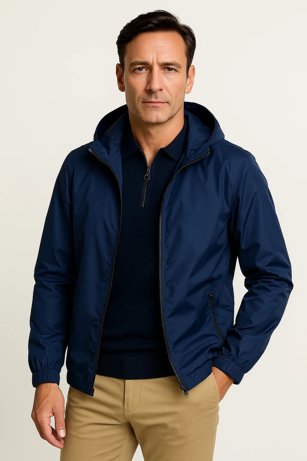 Mens Lightweight Waterproof Jacket Breathable Versatile Design 6