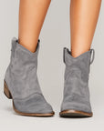 Womens Brown Ankle Boots Leather Vintage Western Comfort Daily Wear 5