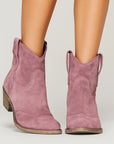 Womens Brown Ankle Boots Leather Vintage Western Comfort Daily Wear 6