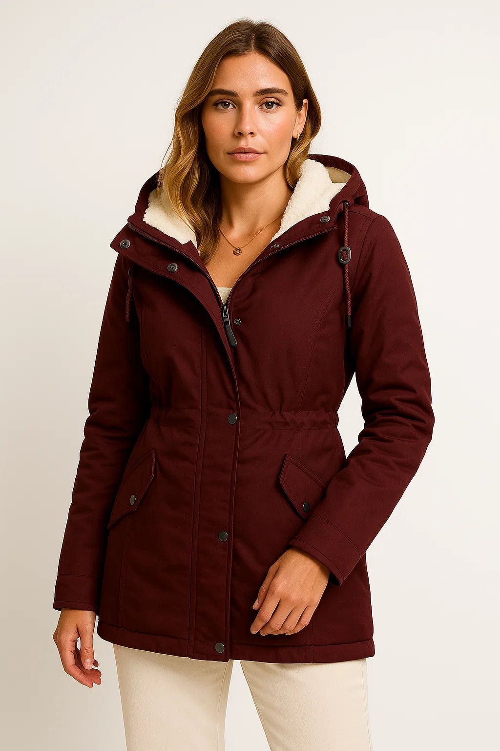 Womens Waterproof Autumn Jacket - Black Casual Windproof Coat for Fall Wear 2