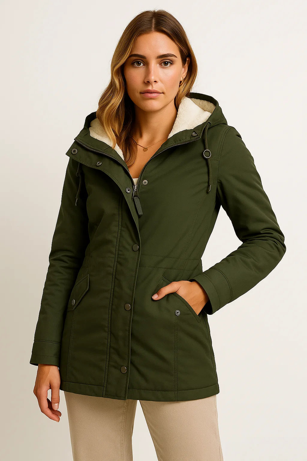 Womens Waterproof Autumn Jacket - Black Casual Windproof Coat for Fall Wear 3