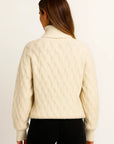 White Cashmere Pullover Sweater for Women - Classic Round Neck, Unmatched Softness, Elegant Design, Perfect for Autumn and Winter 2