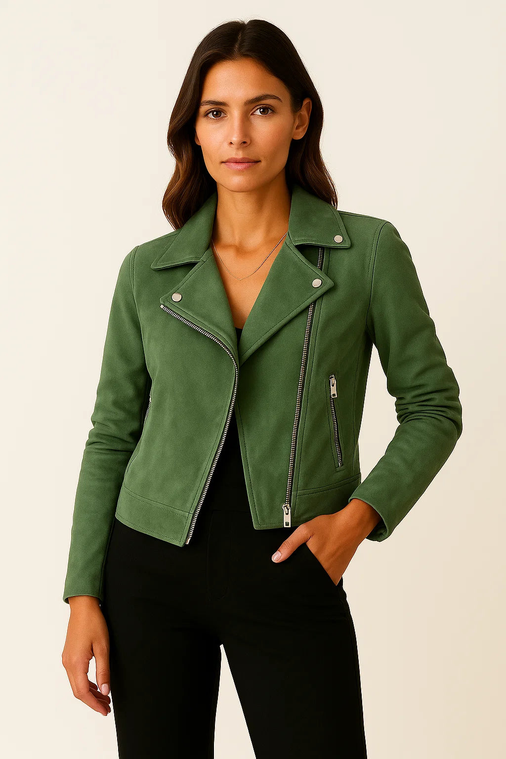 Lightweight Women's Vest with Zipper and Pockets – Casual Layering Piece for Spring and Fall 4