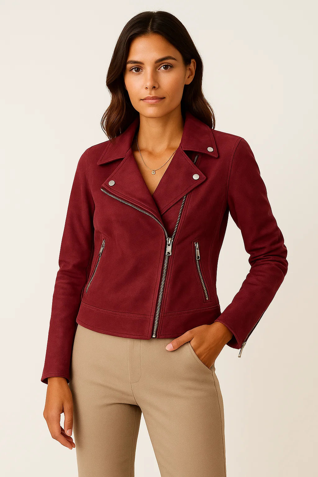 Lightweight Women's Vest with Zipper and Pockets – Casual Layering Piece for Spring and Fall 5