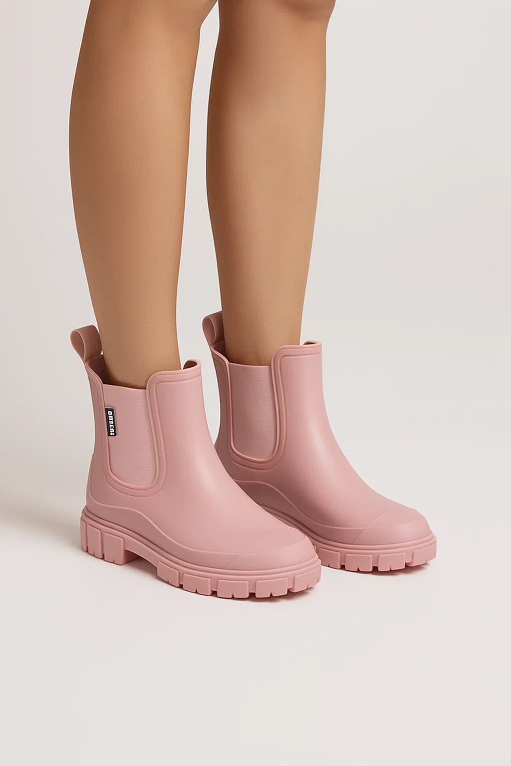Womens Waterproof Rubber Boots Modern Design Anti-Slip Sole Outdoor Rainboots 4