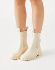 Womens Black Waterproof Boots PVC Mid-Calf Casual Comfort 4