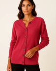 Womens Cardigan Sweater Soft Knit Button Design Casual Loose Fit 1