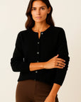 Womens Cardigan Sweater Soft Knit Button Design Casual Loose Fit 3