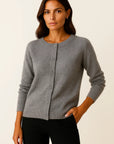 Womens Cardigan Sweater Soft Knit Button Design Casual Loose Fit 4