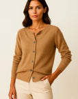 Womens Cardigan Sweater Soft Knit Button Design Casual Loose Fit 5