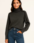 Womens Sweater Vegan Wool Turtleneck Luxurious Soft Timeless Style 3