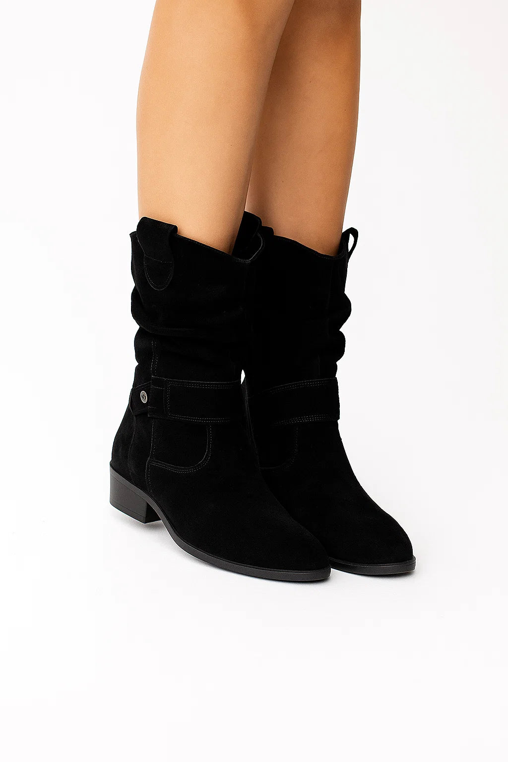 Womens Ankle Boots Leather Beige Comfortable Stylish Fashion Boots 2