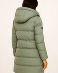 Womens Black Puffer Jacket Insulated Polyester Elegant Design for Fall and Winter 2
