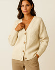 Womens Long Black Cardigan - Soft Lightweight Knit, Elegant Style for Casual or Formal Wear 1