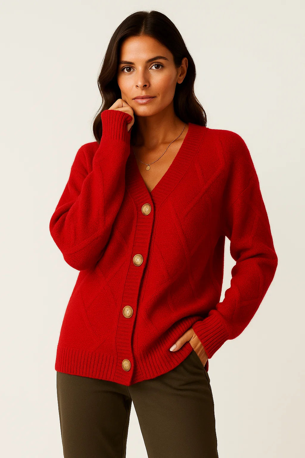 Womens Long Black Cardigan - Soft Lightweight Knit, Elegant Style for Casual or Formal Wear 3