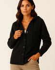Womens Cardigan, Grey Quilted Design with Pockets, Lightweight Cozy Layering Piece for Autumn and Winter 8