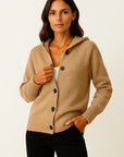 Womens Cardigan, Grey Quilted Design with Pockets, Lightweight Cozy Layering Piece for Autumn and Winter 1