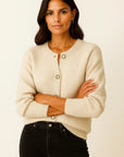 Womens Cardigan Polyester Open Front Elegant Soft Design For Everyday and Party 2