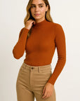 Womens Turtleneck Sweater Gray Soft Knit Elegant Casual Fit For Autumn Winter 6