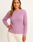Womens Sweater Beige Wool Casual Relaxed Fit Ideal For Autumn 7
