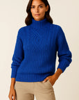 Womens Sweater Beige Cable Knit Soft Relaxed Fit Ideal for Everyday and Layering 5
