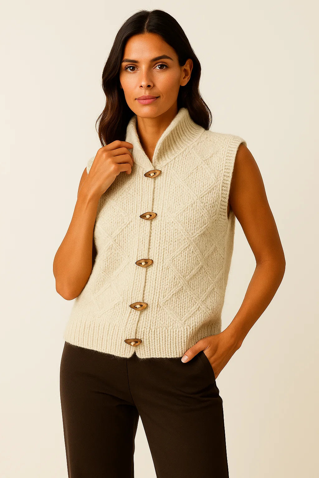 Womens Fleece Cardigan Grey Soft Zipper Relaxed Fit Ideal For Layering 2