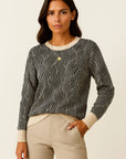 Womens Sweater Gray High Neck Soft Comfortable Timeless Design for Autumn and Winter 1