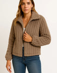 Womens Long Cardigan Black Soft Stretchy With Zipper Comfortable Flattering Silhouette 3