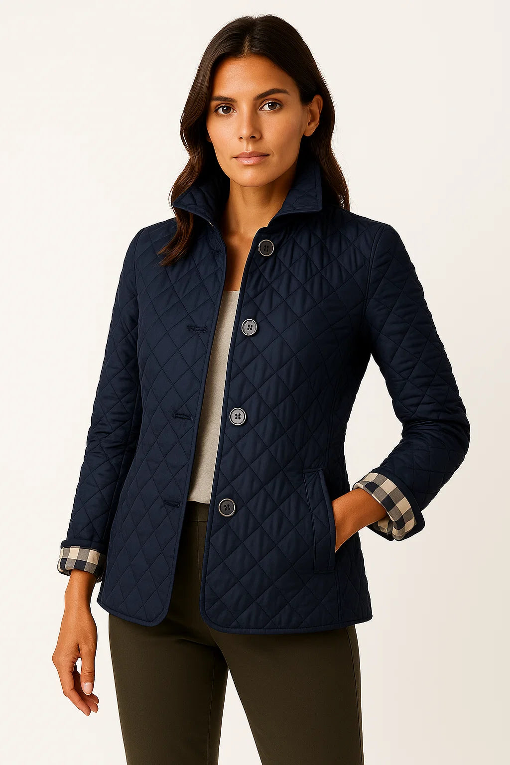 Womens Puffer Jacket Lightweight Quilted for Winter Comfort 1