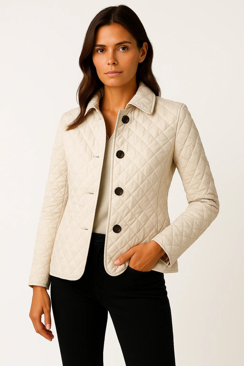 Womens Puffer Jacket Lightweight Quilted for Winter Comfort 3