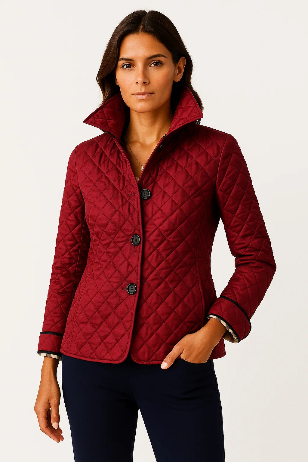 Womens Puffer Jacket Lightweight Quilted for Winter Comfort 4