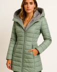 Womens Autumn Jacket Beige Lightweight Material Relaxed Fit 5