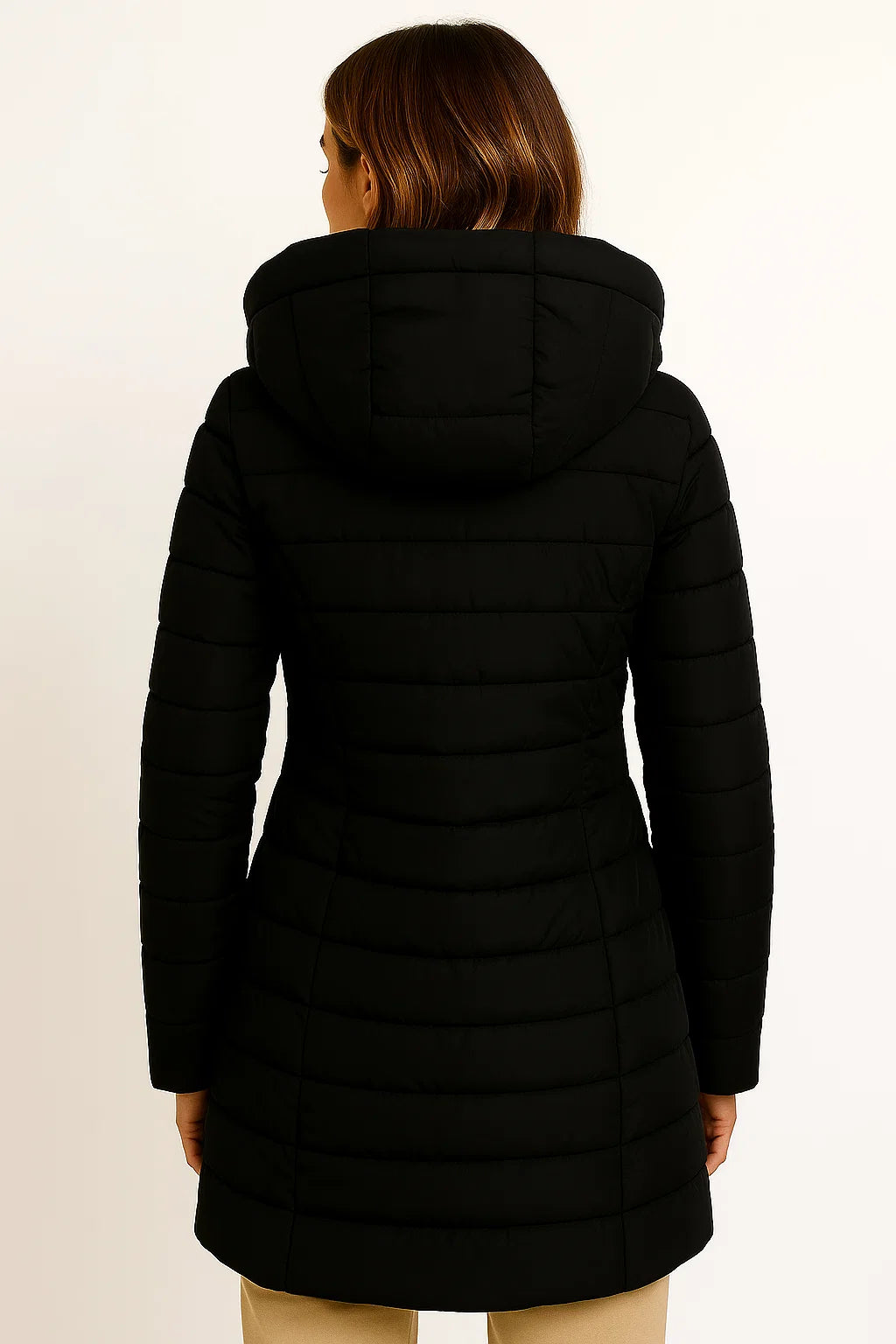 Womens Autumn Jacket Beige Lightweight Material Relaxed Fit 2