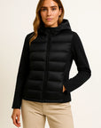 Womens Winter Coat Lightweight Down Jacket Gray with Hood 1