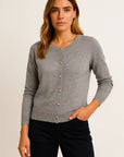 Womens Cardigan Long Sleeve Soft Knit Loose Fit 1