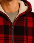 Men's Winter Jacket Black Fleece Lining Warm Insulation Casual Men