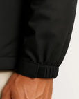 Men's Puffer Jacket Insulated Water-Resistant Nylon-Polyester with Hood