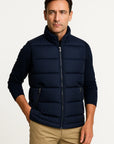 Men's Puffer Vest Lightweight Slim Fit Sleeveless Down Jacket