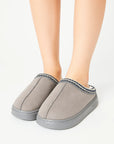 Women's Slippers Plush Casual Winter Flats Cozy Platform Design