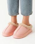 Women's Slippers Fluffy EVA Thick Sole Indoor Anti-Slip Warm Comfort