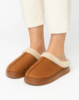 Women's Slippers Fluffy EVA Thick Sole Indoor Anti-Slip Warm Comfort