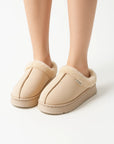 Women's Slippers Fluffy EVA Thick Sole Indoor Anti-Slip Warm Comfort