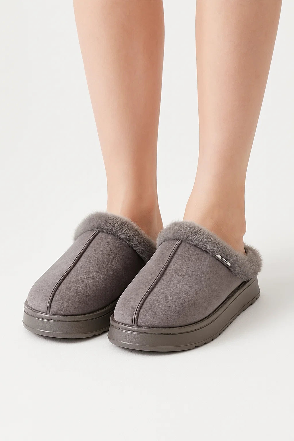 Women&#39;s Slippers Fluffy EVA Thick Sole Indoor Anti-Slip Warm Comfort