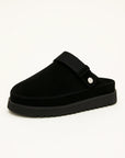Women's Velvet Slippers Casual Thick Sole Back Strap