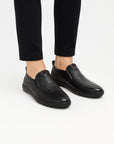Men's Loafers PU Leather Slip-On Casual Non-Slip Shoes