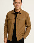 Men's Winter Coat Wool Blend Water-Resistant Insulated