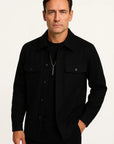 Men's Winter Coat Wool Blend Water-Resistant Insulated