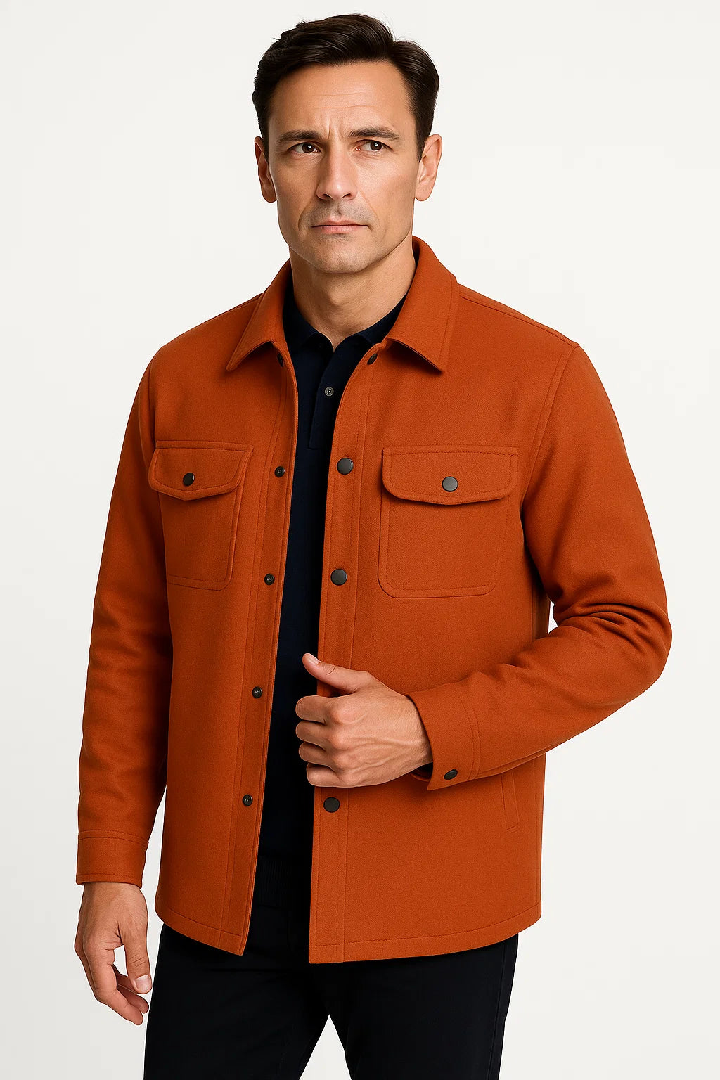 Men&#39;s Winter Coat Wool Blend Water-Resistant Insulated